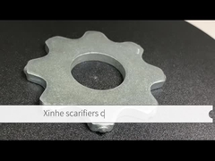 স্কারফায়ার মিলিং মেশিনের জন্য 8 পয়েন্ট স্কার্ফায়ার কাটার কার্বাইড টিপড টাংস্টেন টিসিটি ফ্লেলস