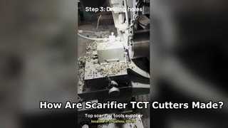 Scarifier TCT কার্বাইড কাটার শেষ পর্যন্ত নির্মিত